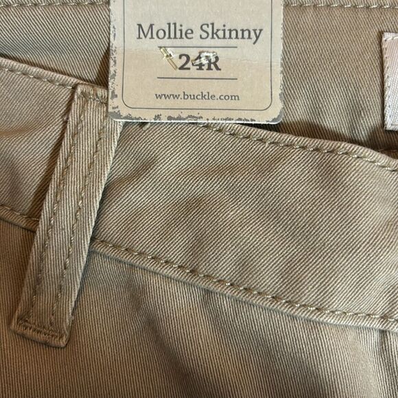 NEW BKE Casuals Khaki Pants Mollie Skinny 24R 24 R - Picture 4 of 7